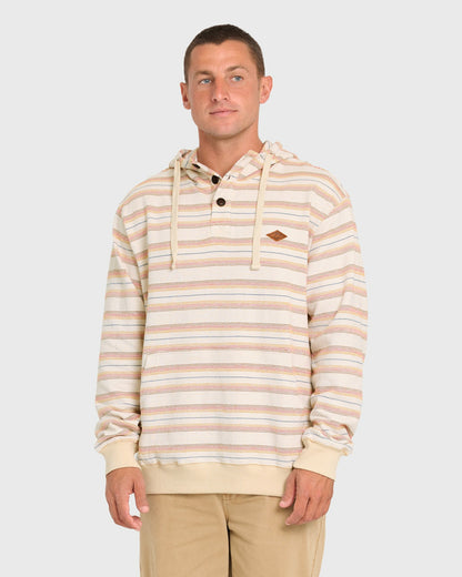 Billabong Men's Rancho Pullover Hoodie - Oatmeal