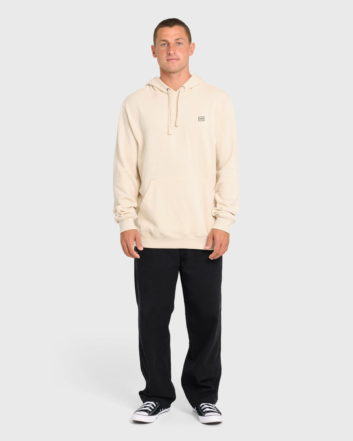 Billabong Men's All Day Pullover Hoodie - Oatmeal