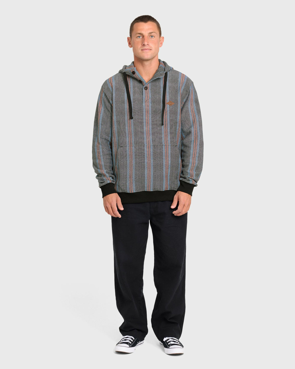 Billabong Men's Rancho Pullover Hoodie - Black