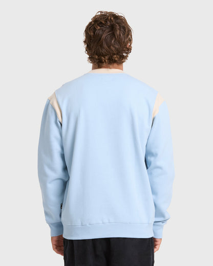 Billabong Men's Highway Garage Crewneck Sweatshirt - Blue Smoke