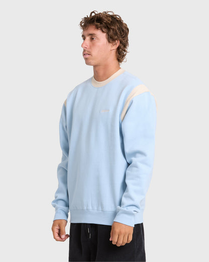 Billabong Men's Highway Garage Crewneck Sweatshirt - Blue Smoke