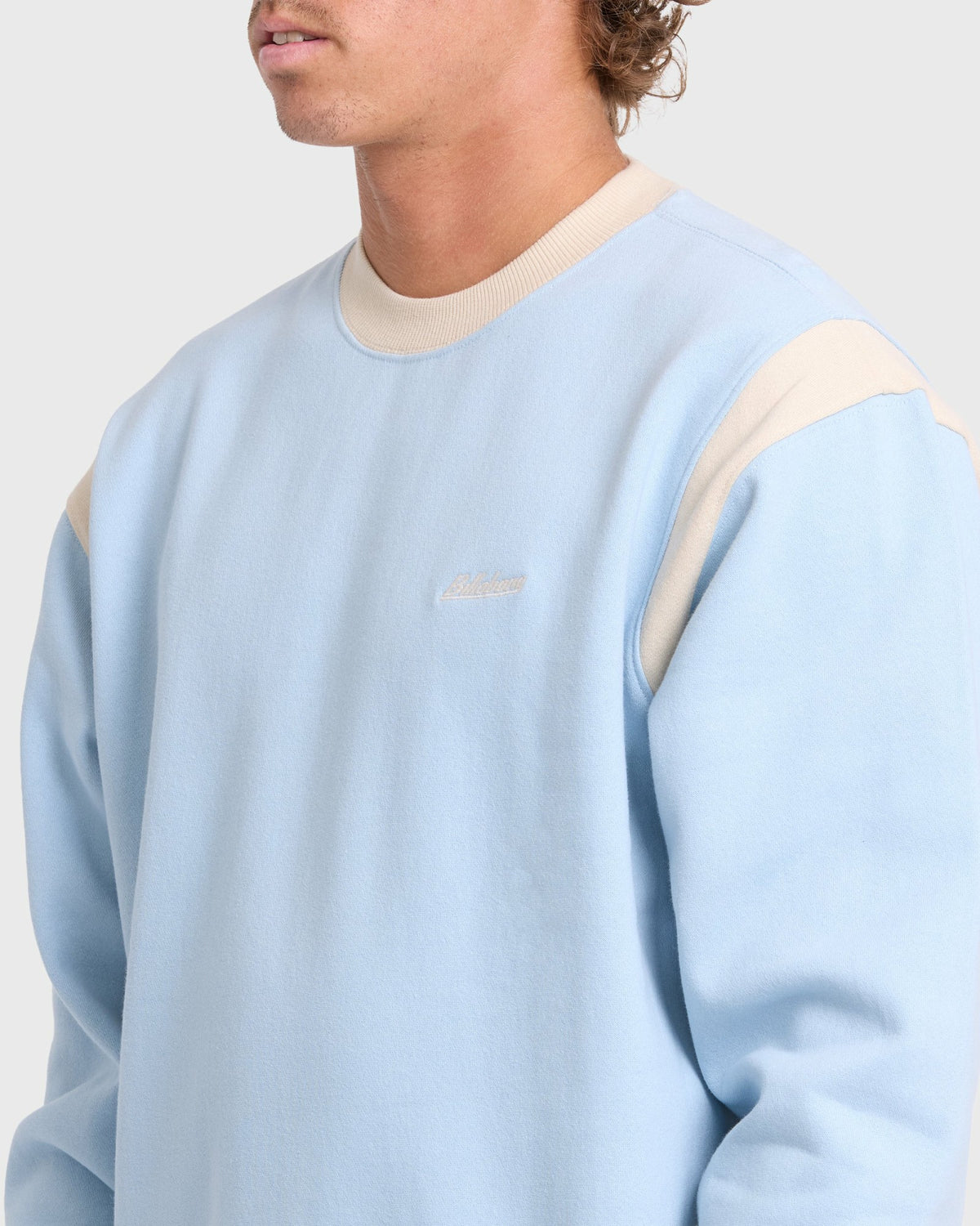 Billabong Men's Highway Garage Crewneck Sweatshirt - Blue Smoke