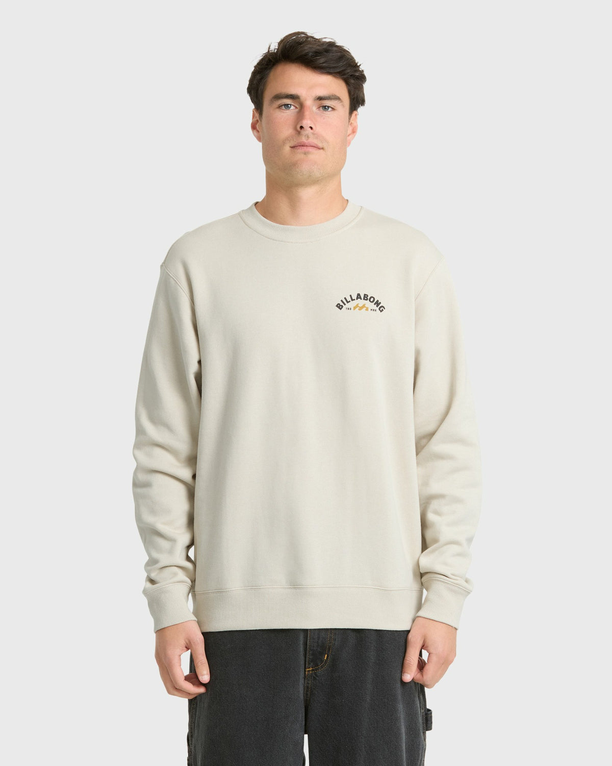 Billabong Men's The Goods Crewneck Sweatshirt - Oatmeal