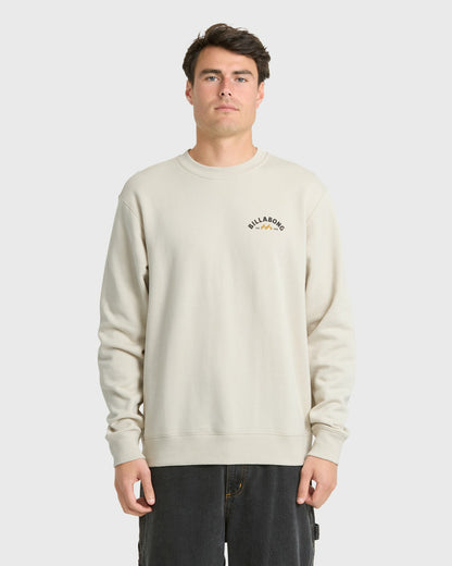 Billabong Men's The Goods Crewneck Sweatshirt - Oatmeal