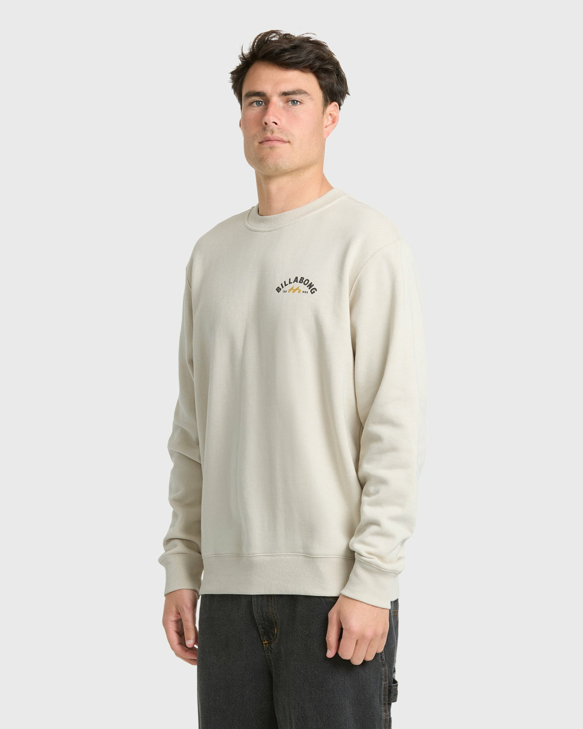 Billabong Men's The Goods Crewneck Sweatshirt - Oatmeal