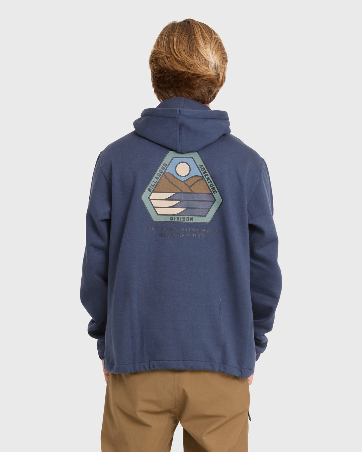 Billabong Men's A\/Div Compass Pullover Hoodie - Blue Graphite