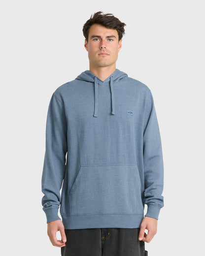 Billabong Men's All Day Pullover Hoodie - China Blue