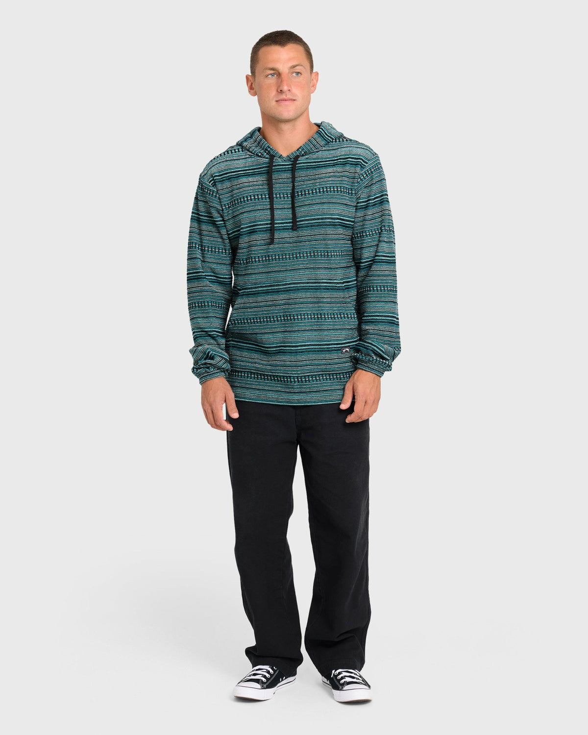 Billabong Men's Flecker Diego YD Pullover Hoodie - Black