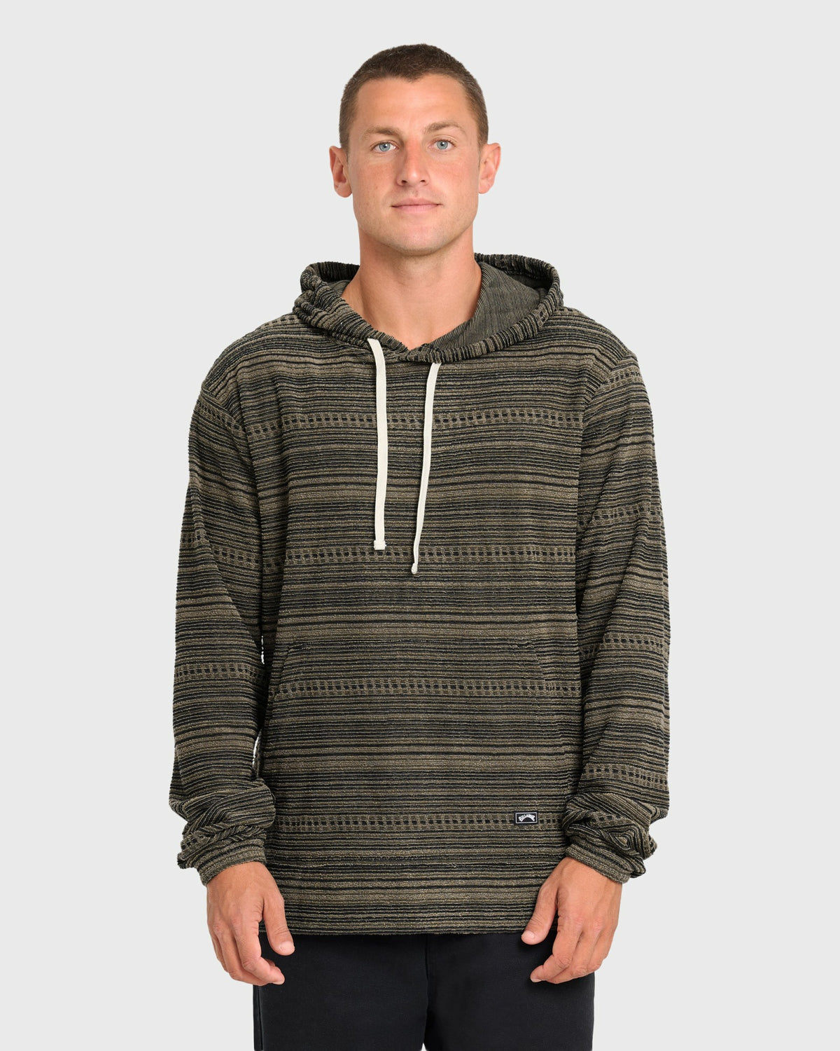 Billabong Men's Flecker Diego YD Pullover Hoodie - Oatmeal