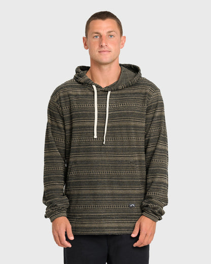 Billabong Men's Flecker Diego YD Pullover Hoodie - Oatmeal