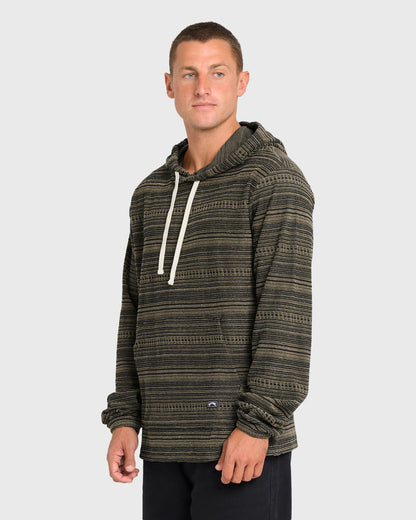 Billabong Men's Flecker Diego YD Pullover Hoodie - Oatmeal