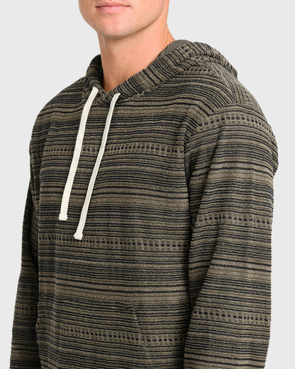 Billabong Men's Flecker Diego YD Pullover Hoodie - Oatmeal