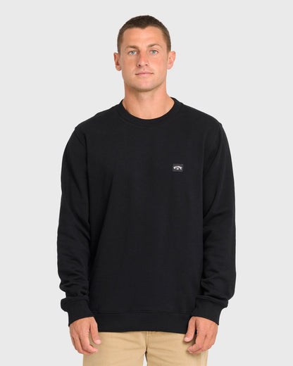 Billabong Men's All Day Crewneck Sweatshirt - Black