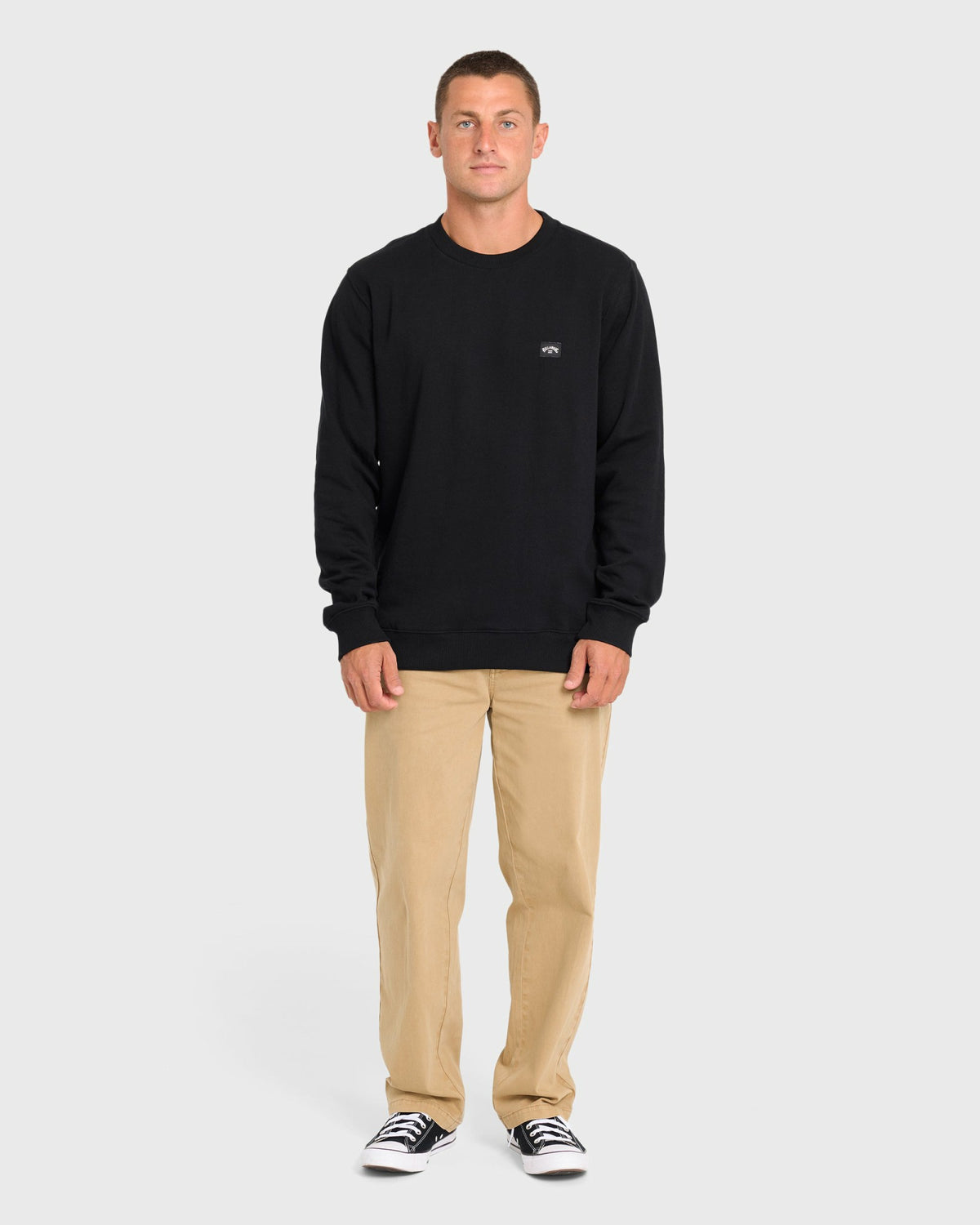 Billabong Men's All Day Crewneck Sweatshirt - Black