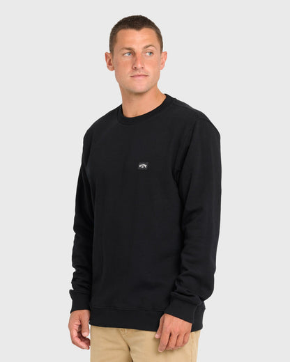 Billabong Men's All Day Crewneck Sweatshirt - Black