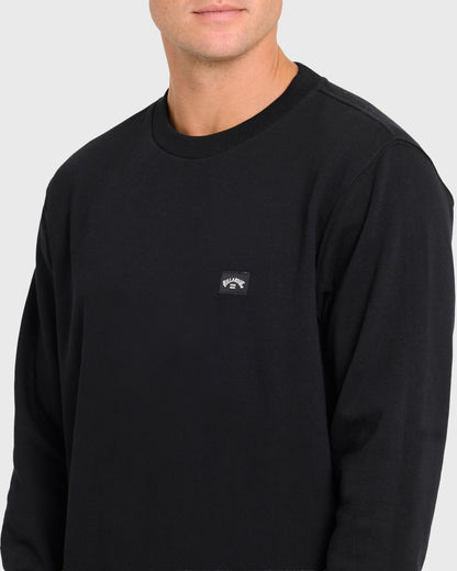 Billabong Men's All Day Crewneck Sweatshirt - Black