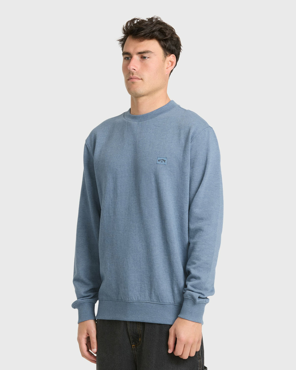 Billabong Men's All Day Crewneck Sweatshirt - China Blue