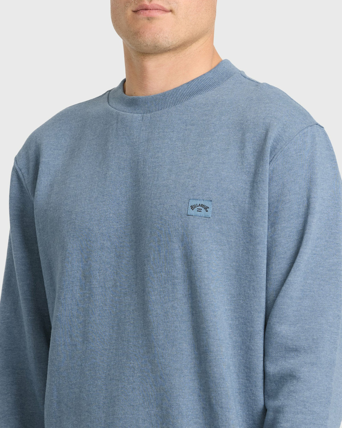 Billabong Men's All Day Crewneck Sweatshirt - China Blue