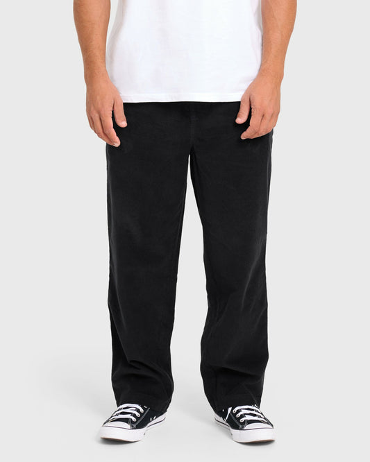 Billabong Men's Larry Layback Cord Pants - Black