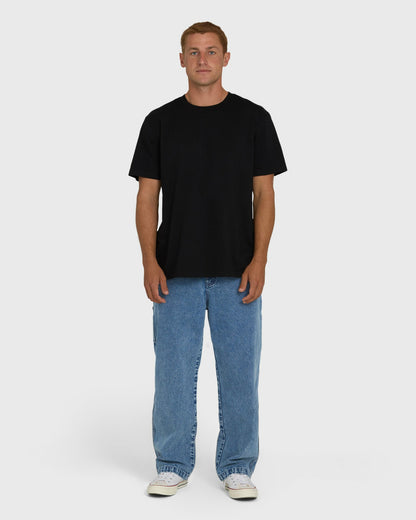 Billabong Men's Bad Dog Carpenter Pants - Faded Denim