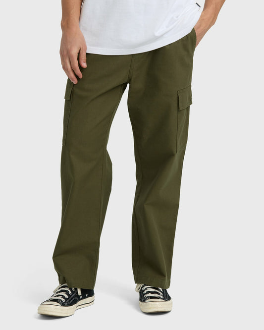 Billabong Men's Mill Spec Garage Cargo Pants - Military