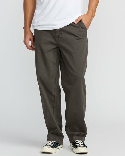 Billabong Men's 73 Wave Washed Chino Pants - Raven