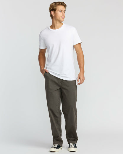 Billabong Men's 73 Wave Washed Chino Pants - Raven