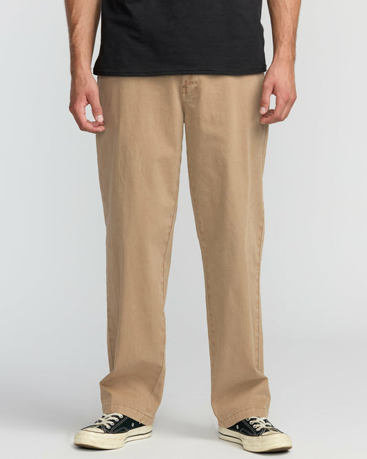 Billabong Men's 73 Wave Washed Chino Pants - Khaki