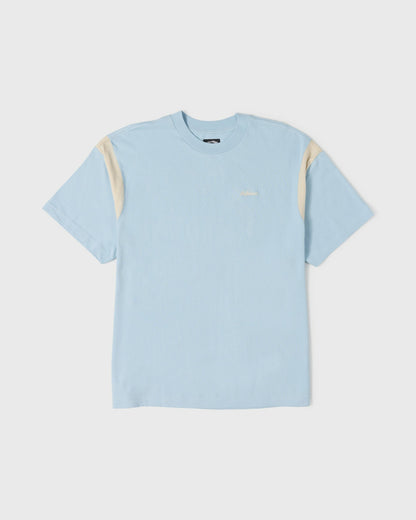 Billabong Men's Highway Garage Short Sleeve Knit T-Shirt - Blue Smoke