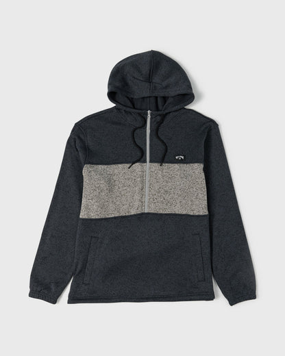 Billabong Men's Adventure Division Boundary Pullover Quarter Zip Hoodie - True Navy