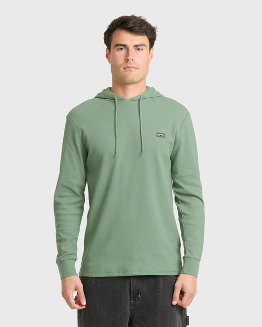 Billabong Men's Foundation Pullover Hoodie - Hedge Green