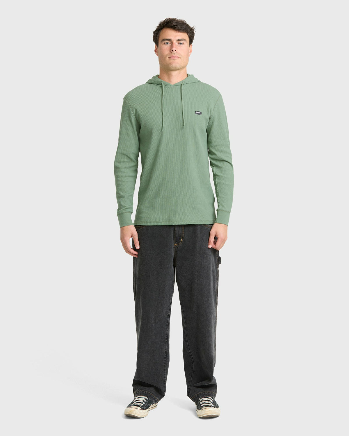 Billabong Men's Foundation Pullover Hoodie - Hedge Green