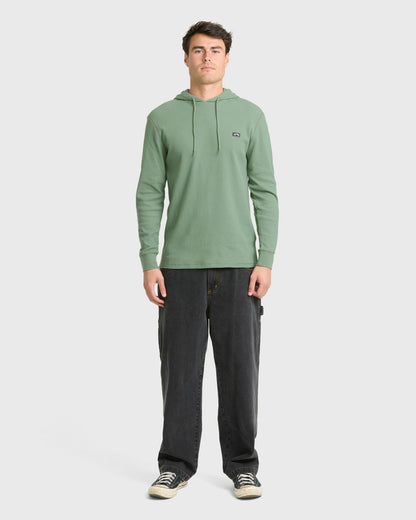 Billabong Men's Foundation Pullover Hoodie - Hedge Green