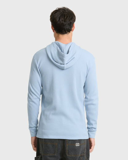 Billabong Men's Foundation Pullover Hoodie - Blue Fog