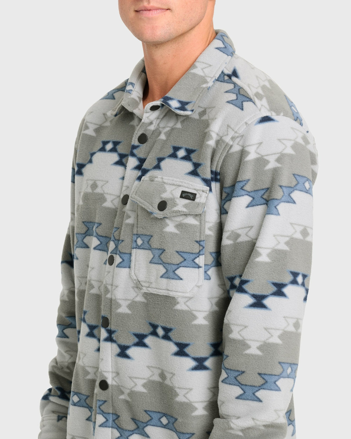 Billabong Men's Furnace Long Sleeve Flannel Shirt - Alloy