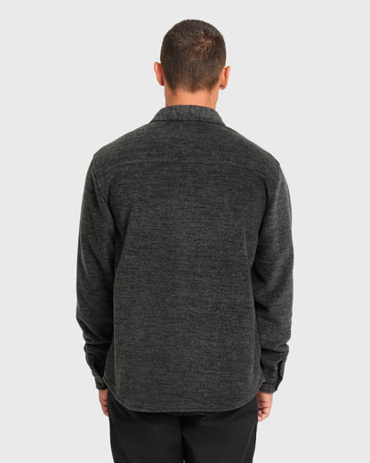 Billabong Men's Furnace Long Sleeve Flannel Shirt - Black