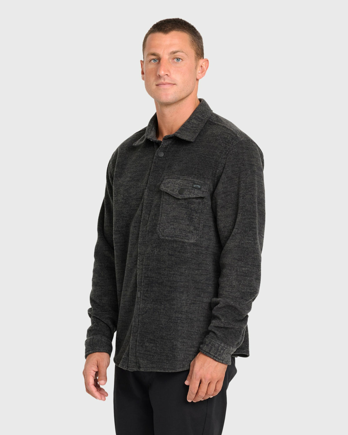 Billabong Men's Furnace Long Sleeve Flannel Shirt - Black