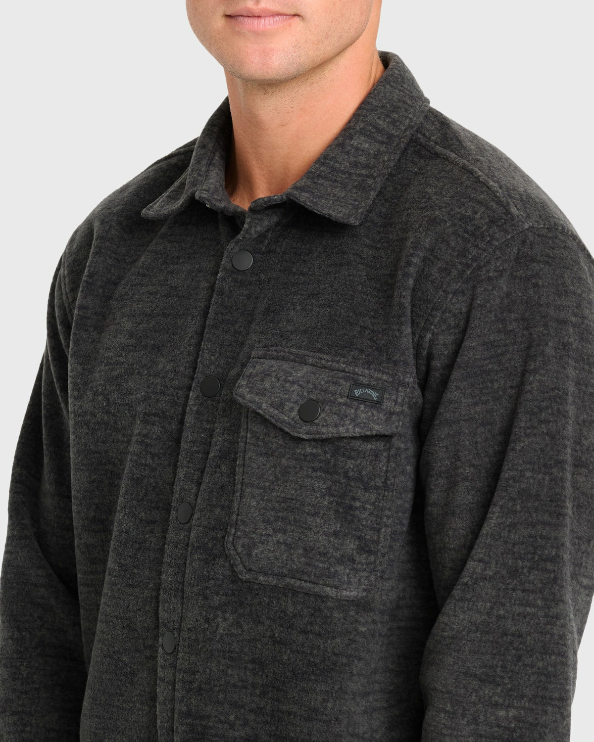 Billabong Men's Furnace Long Sleeve Flannel Shirt - Black
