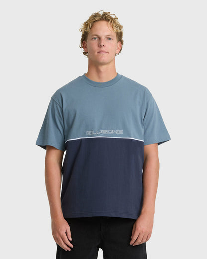 Billabong Men's Spec 73 Legacy Short Sleeve Cotton T-Shirt - Dusty Blue