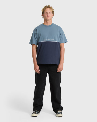 Billabong Men's Spec 73 Legacy Short Sleeve Cotton T-Shirt - Dusty Blue