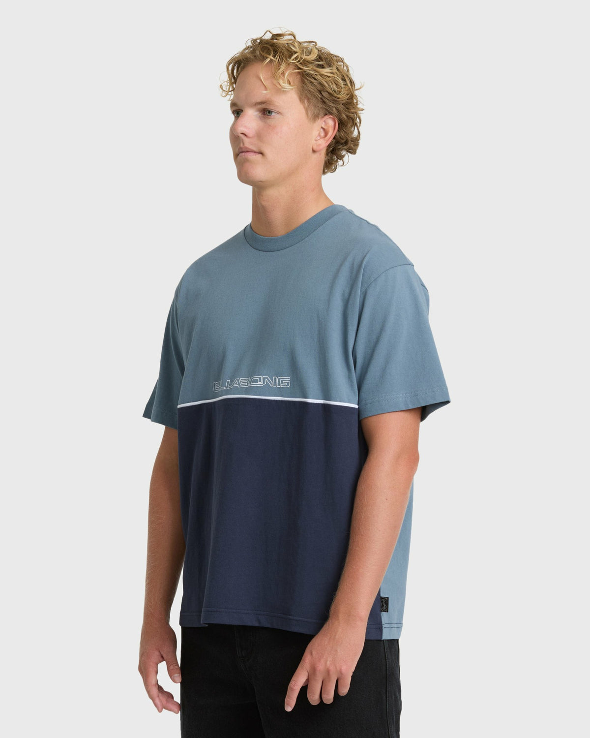 Billabong Men's Spec 73 Legacy Short Sleeve Cotton T-Shirt - Dusty Blue