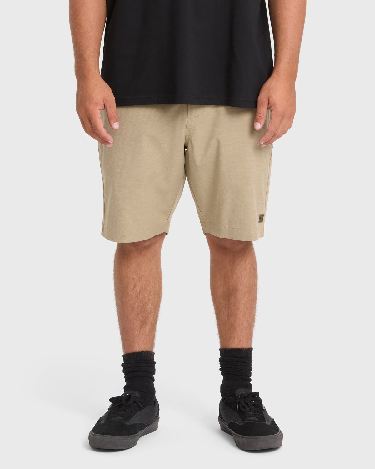 Billabong Men's Crossfire Submersible 19\" Amphibian Hybrid Shorts - Khaki