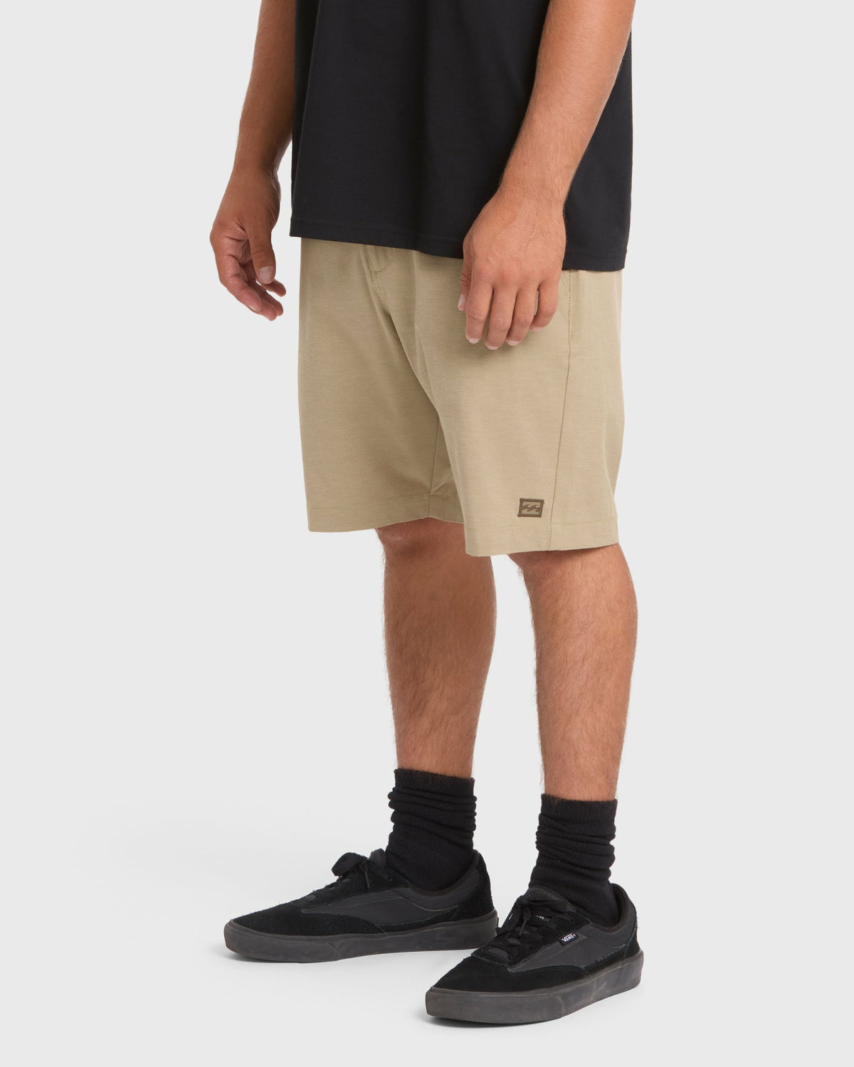 Billabong Men's Crossfire Submersible 19\" Amphibian Hybrid Shorts - Khaki