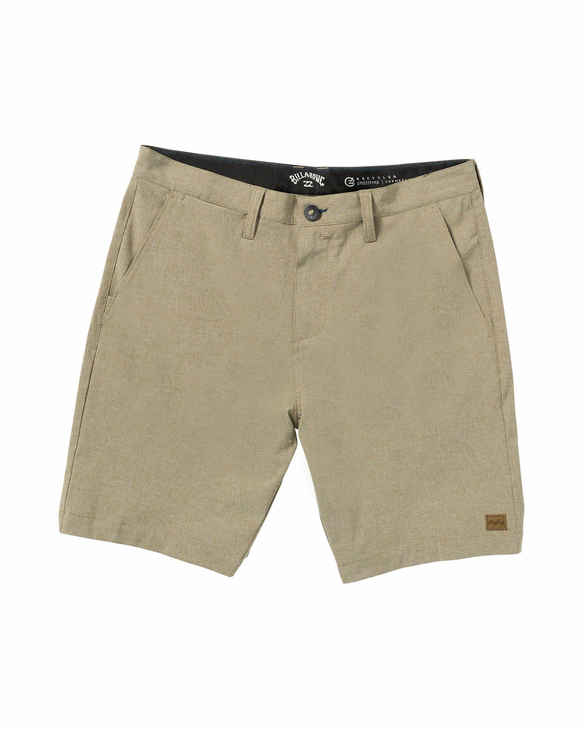 Billabong Men's Crossfire Submersible 19\" Amphibian Hybrid Shorts - Khaki