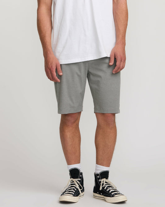 Billabong Men's Crossfire Submersible 21\" Hybrid Shorts - Gray