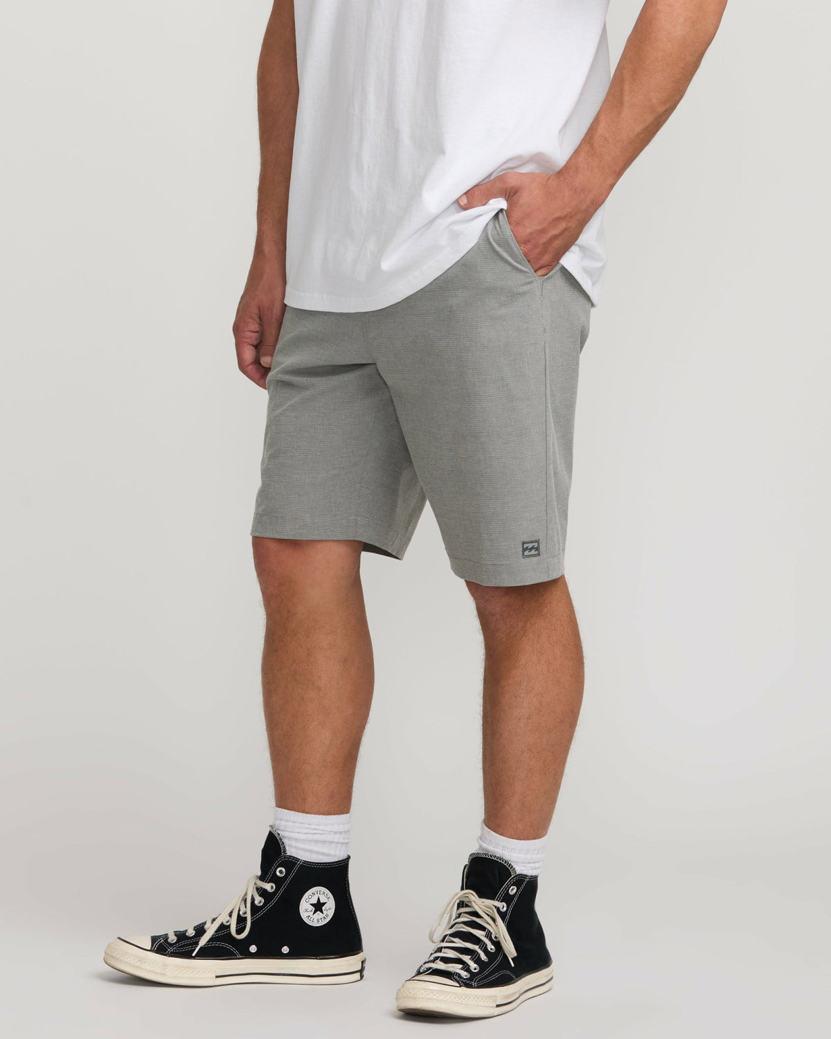 Billabong Men's Crossfire Submersible 21\" Hybrid Shorts - Gray