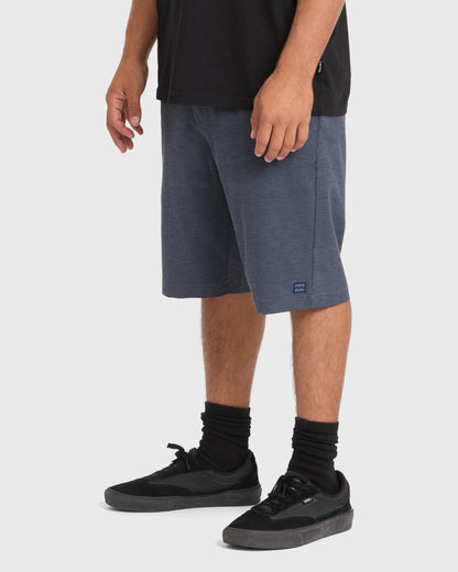 Billabong Men's Crossfire Submersible 21\" Amphibian Hybrid Shorts - True Navy