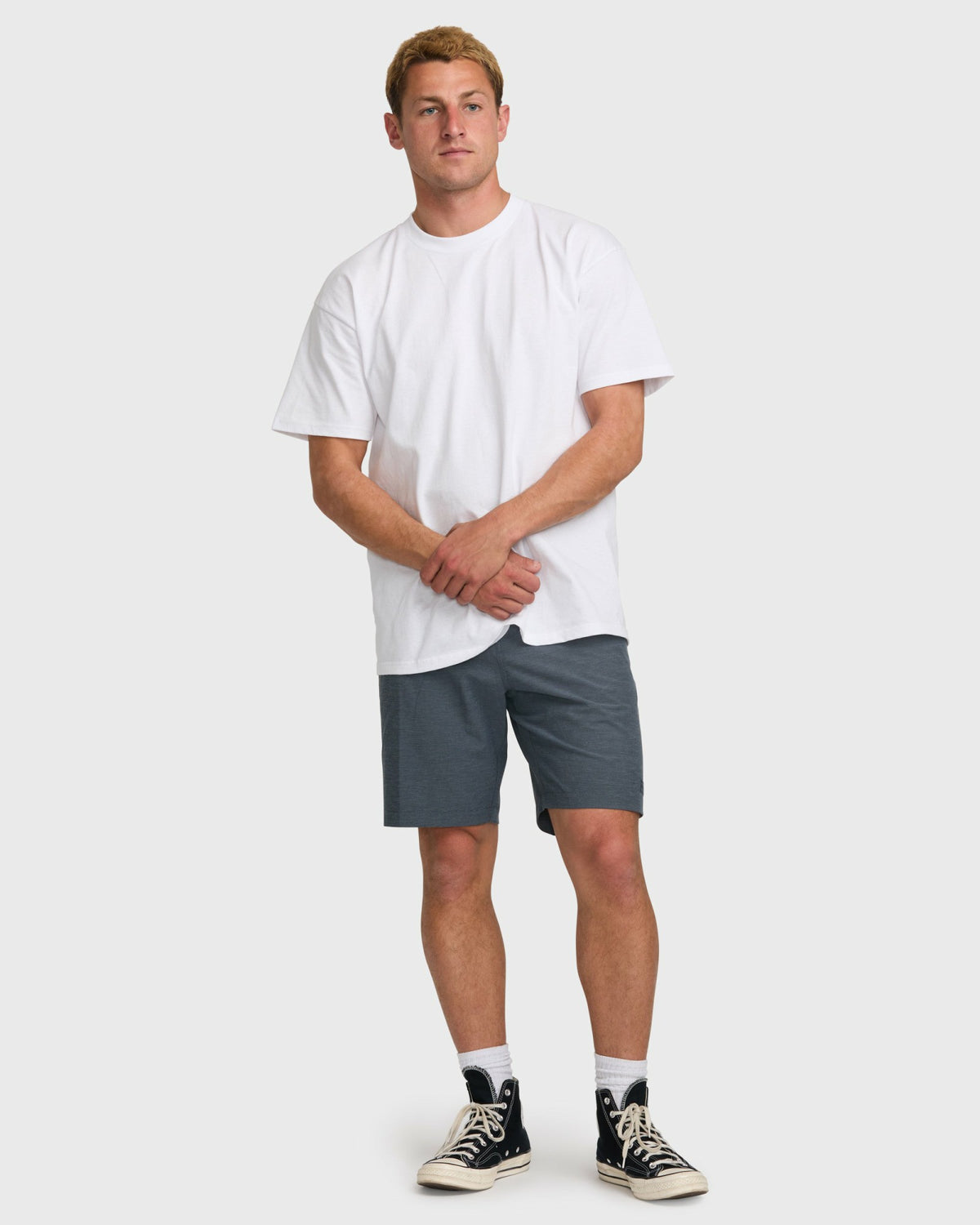 Billabong Men's Crossfire Submersible 19\" Hybrid Shorts - True Navy
