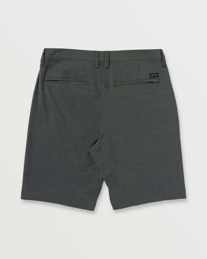 Billabong Men's Crossfire Submersible 21\" Hybrid Shorts - Asphalt