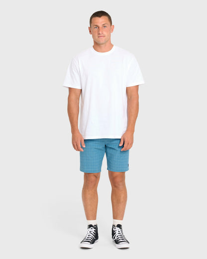 Billabong Men's Crossfire Submersible 19\" Hybrid Shorts - Blue Horizon